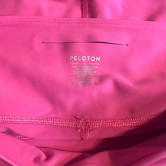 Peloton Women's Vibrant Pink Bike Shorts - Picture 3 of 6
